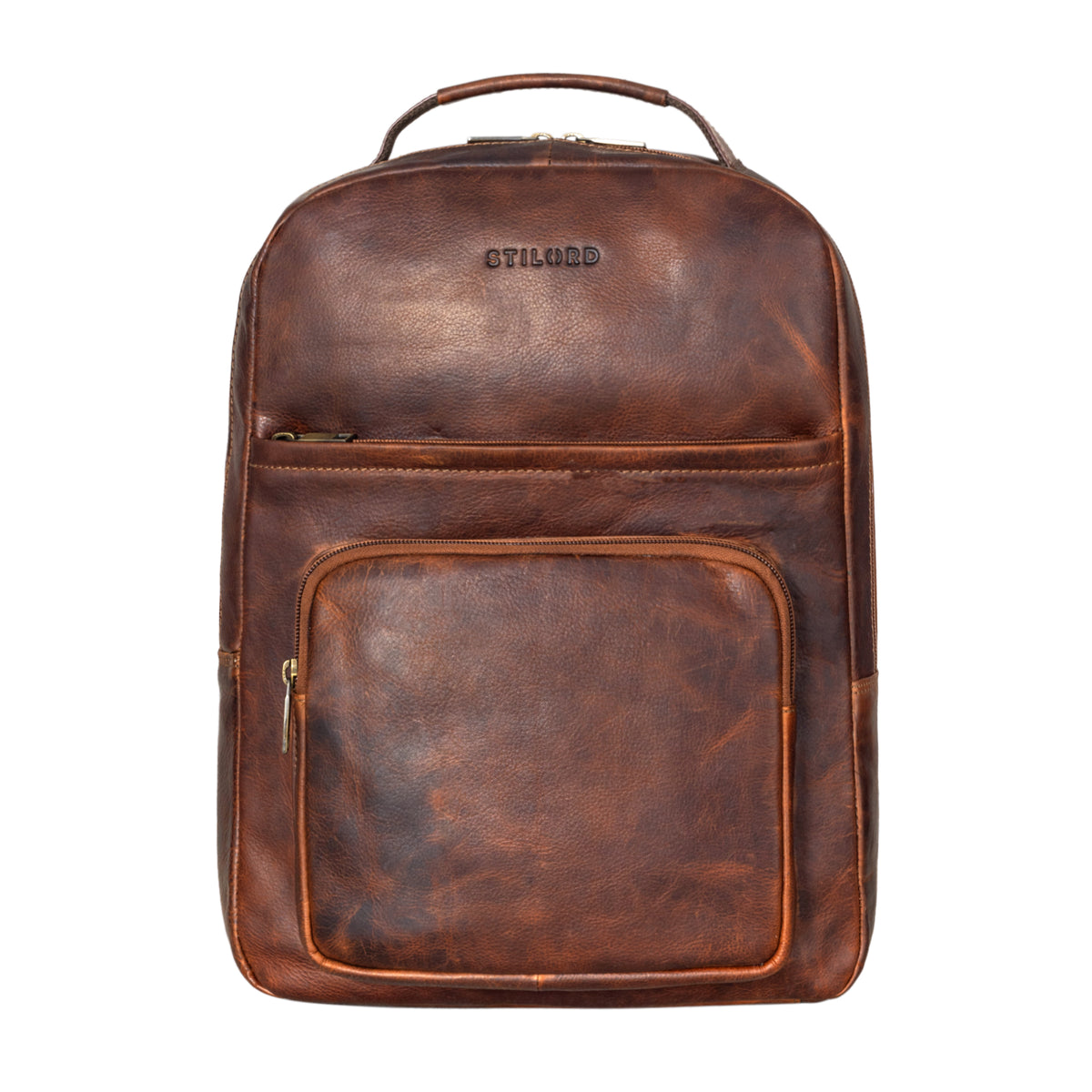 16 Zoll Leder Laptop Rucksack