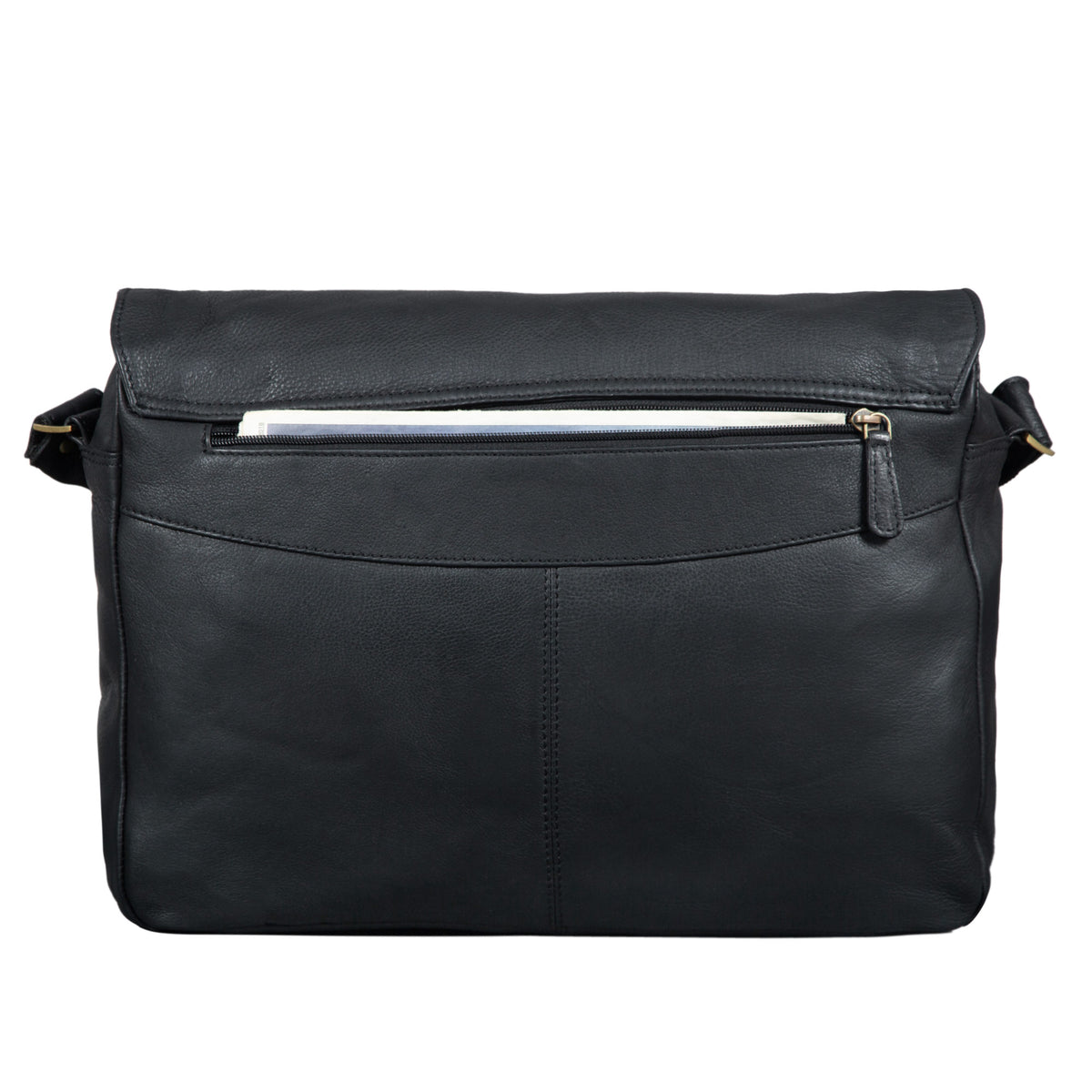Ledertasche groß DIN A4 Aktenordner schwarz