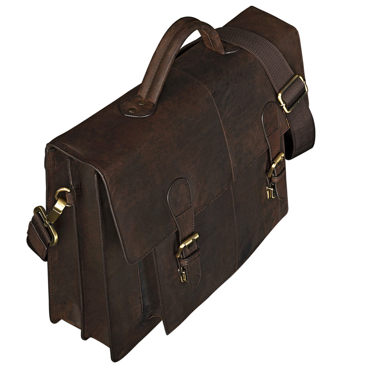 Zeitlos klassische Leder Aktentasche