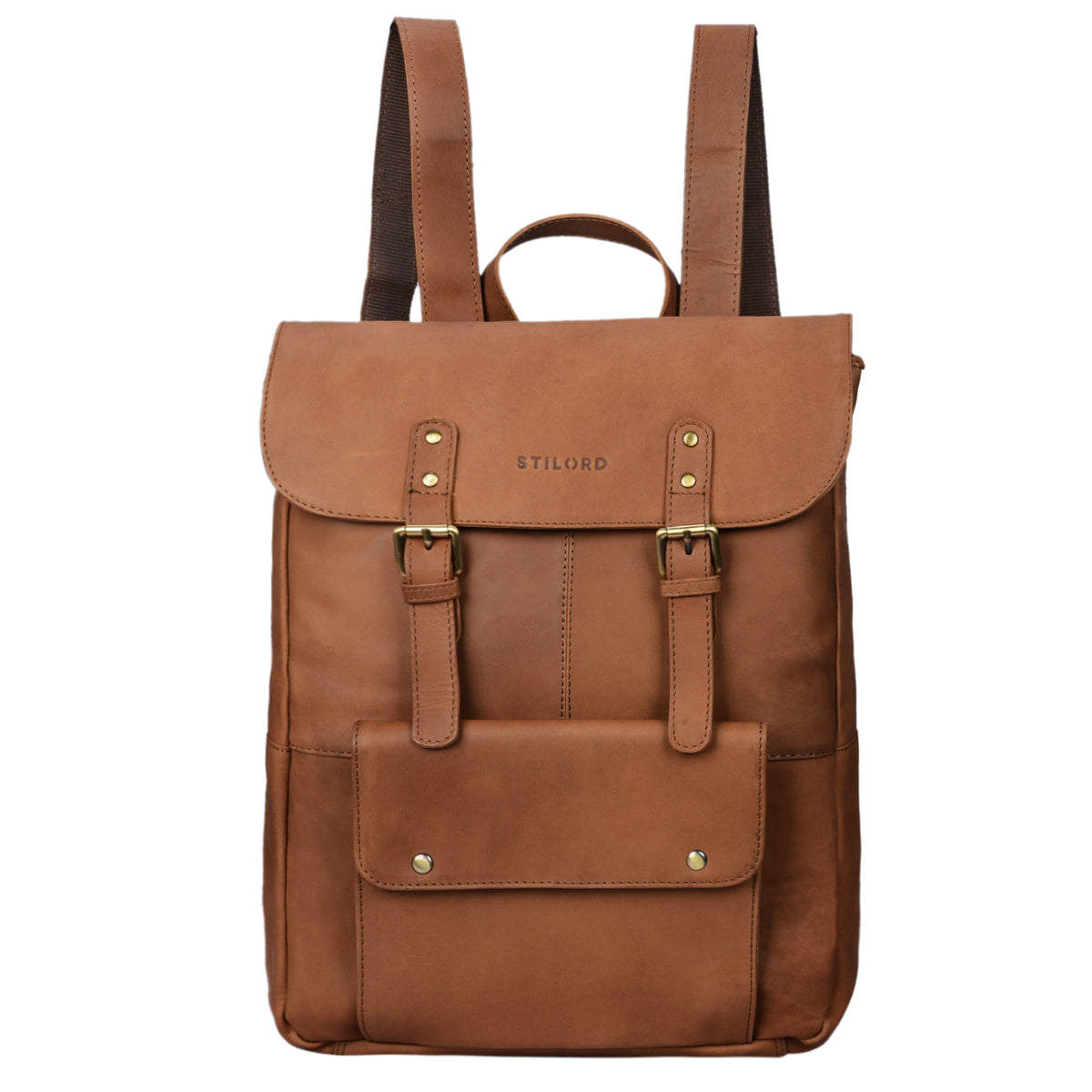 Daypack Leder Vintage braun