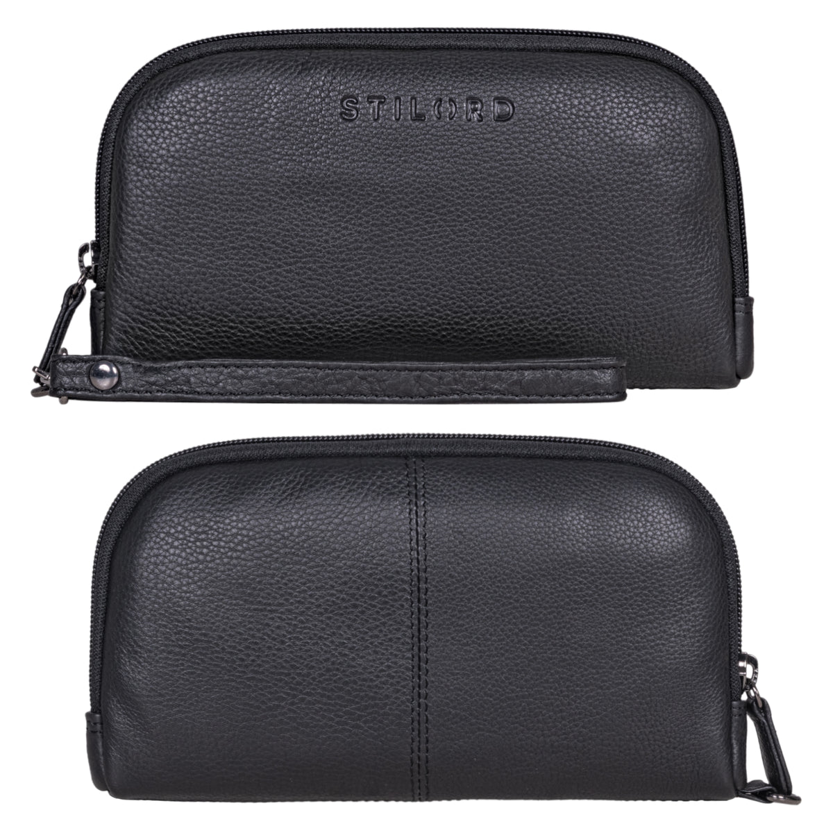 Handytasche mit Portemonnaie schwarz