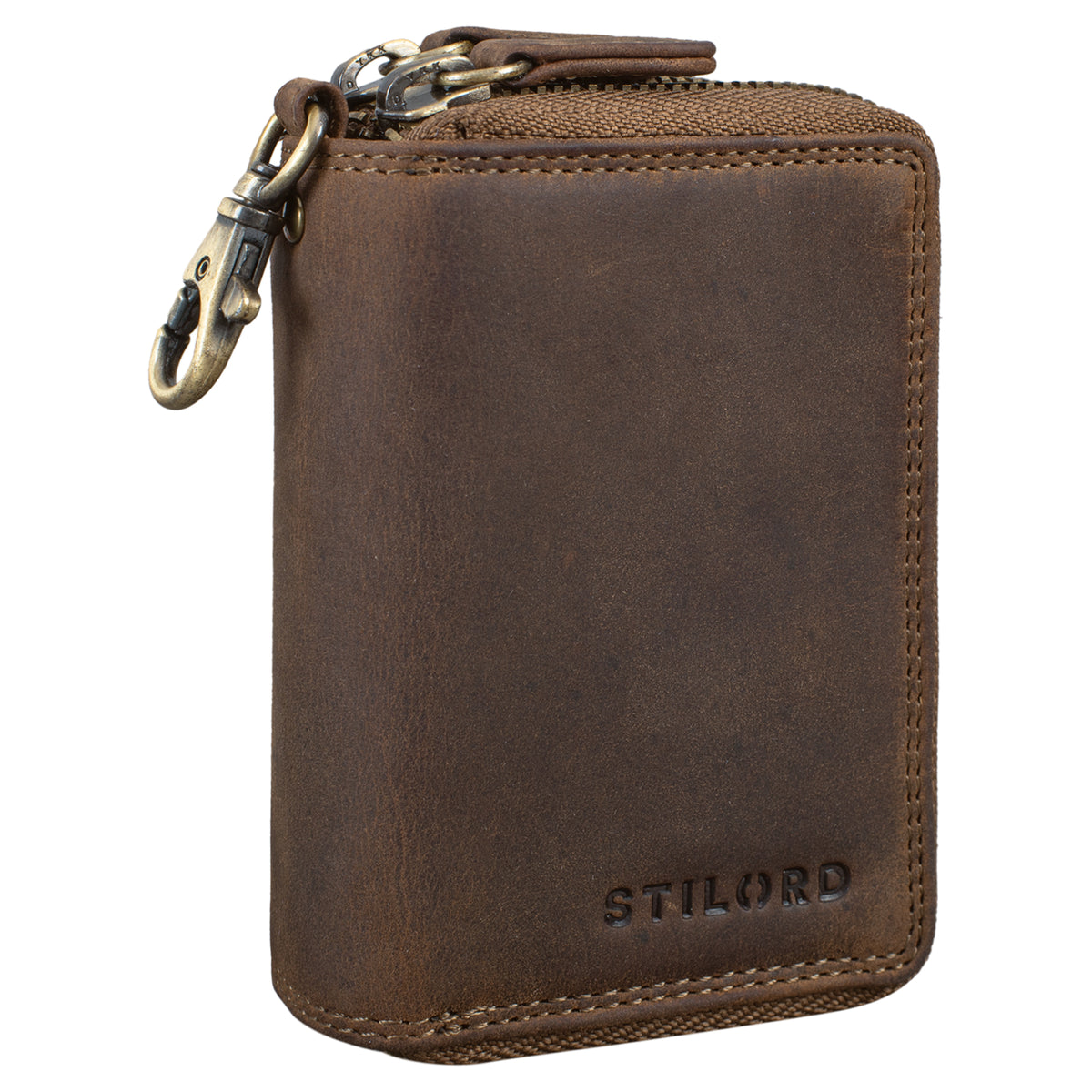 Lederetui für Schlüssel RFID Blocker