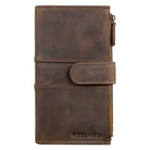 Brieftasche RFID Leder braun