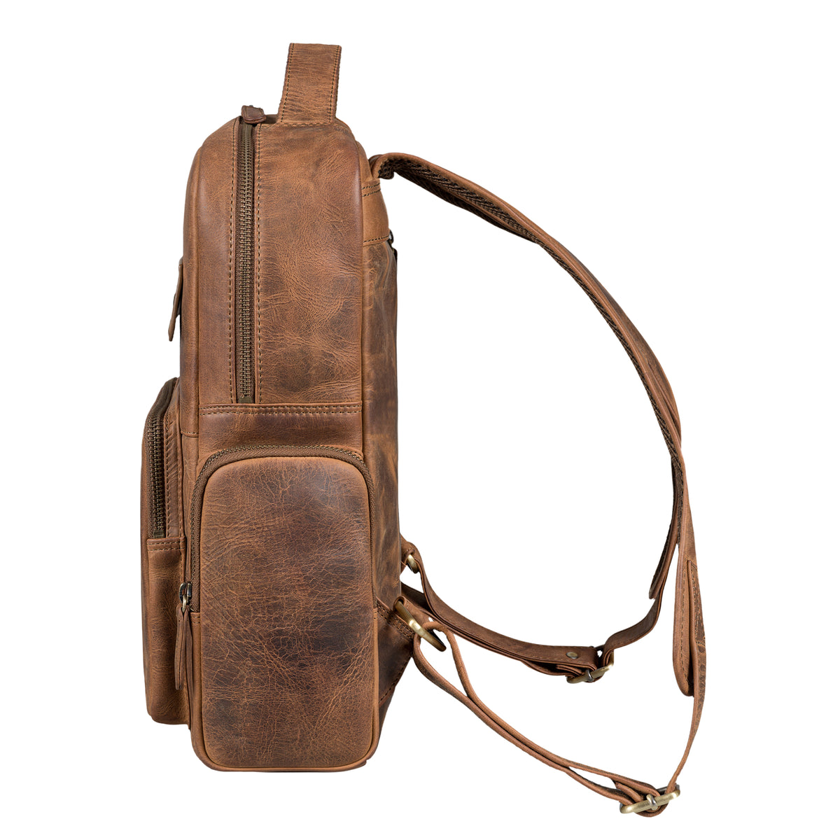 brauner Leder Rucksack