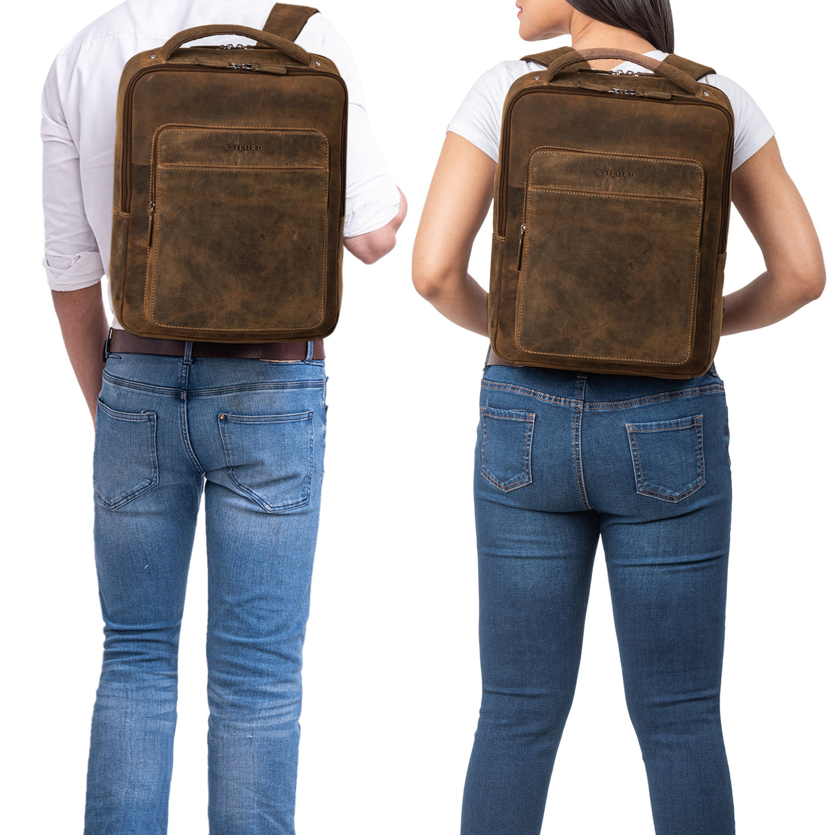 Leder Rucksack Groß Unisex