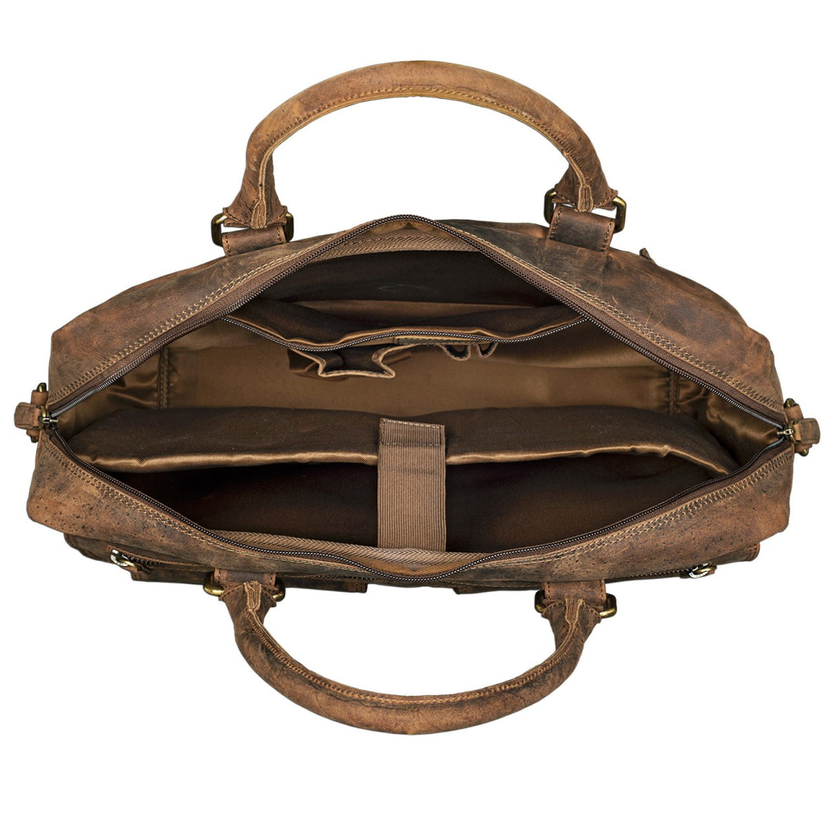 Arbeitstasche Leder braun