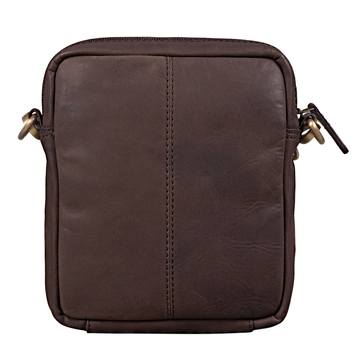 Echt-Leder Handtasche braun