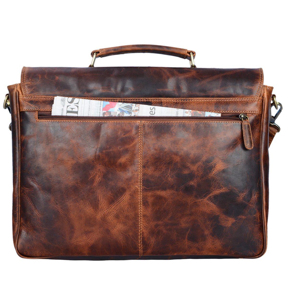 Vintage Lehrertasche Leder