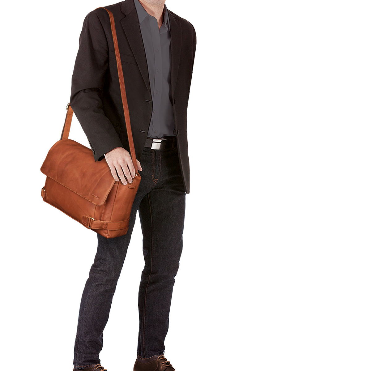 Vintagetasche Herren groß
