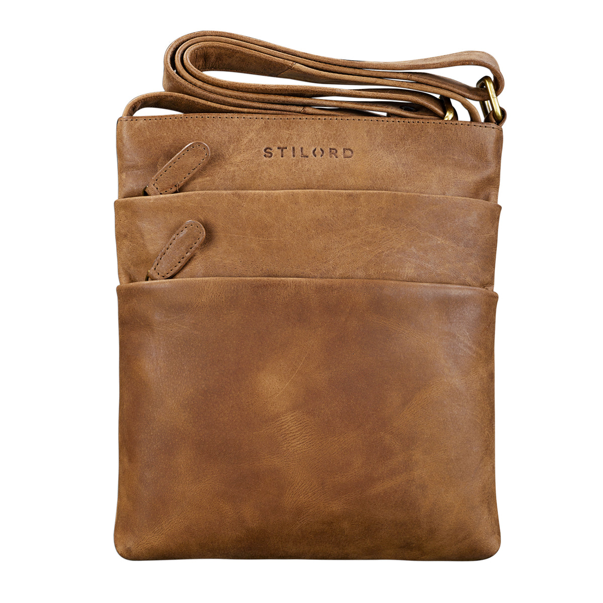 Ledertasche klein braun