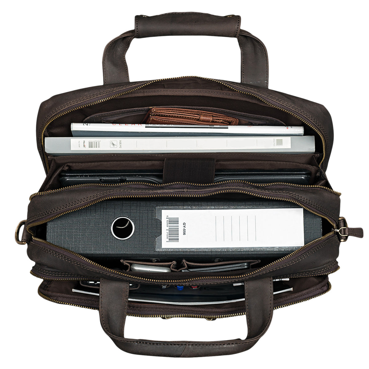 Lehrertasche Vintage Leder Business