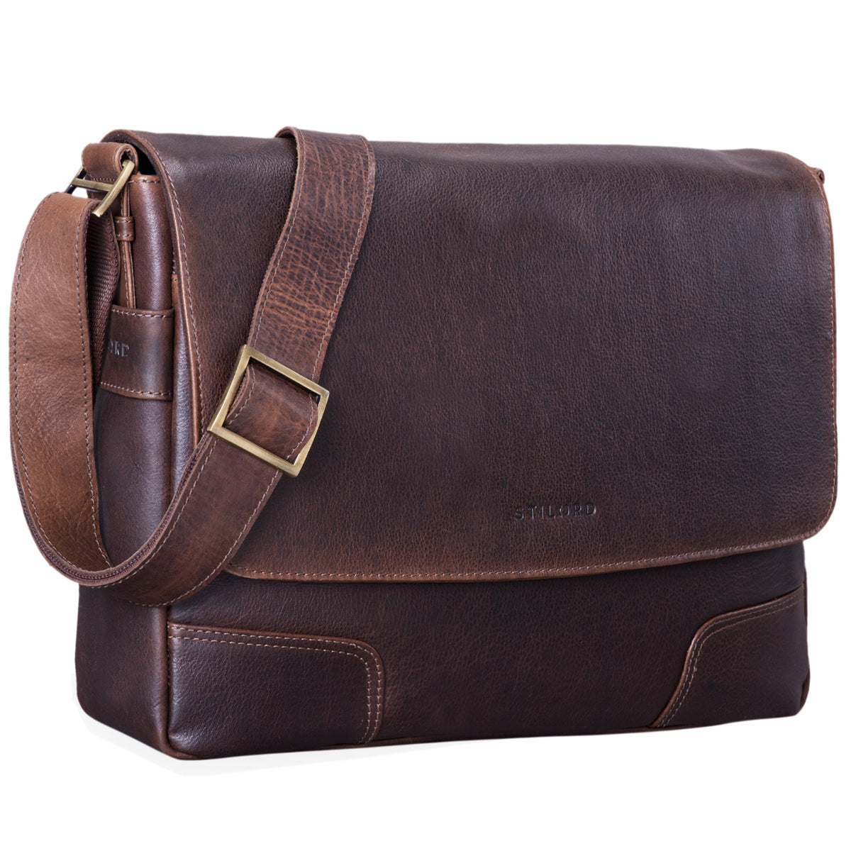 Vintage Leder Messenger Bag