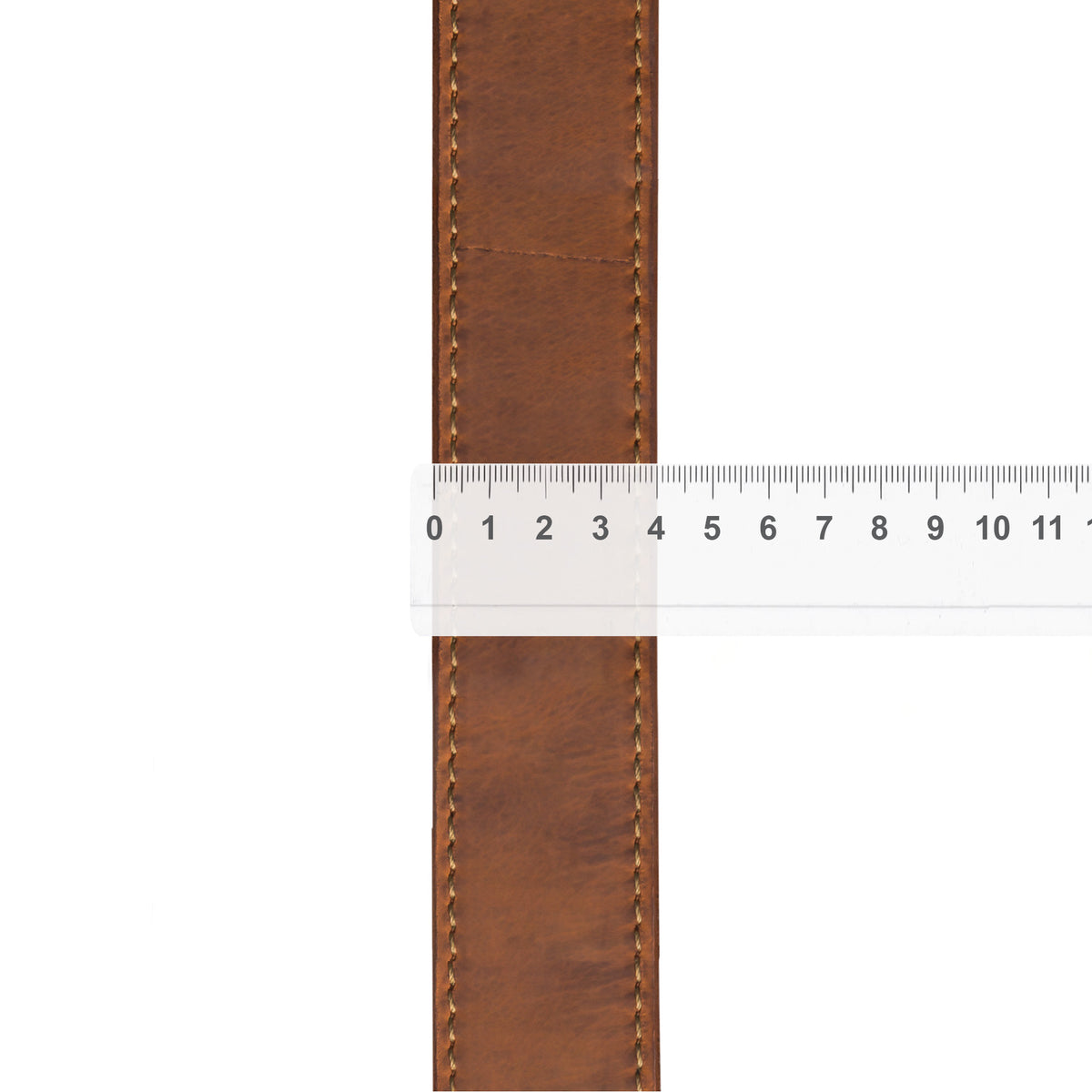 Leder Schultergurt braun Modisch