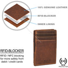 RFID purse leather