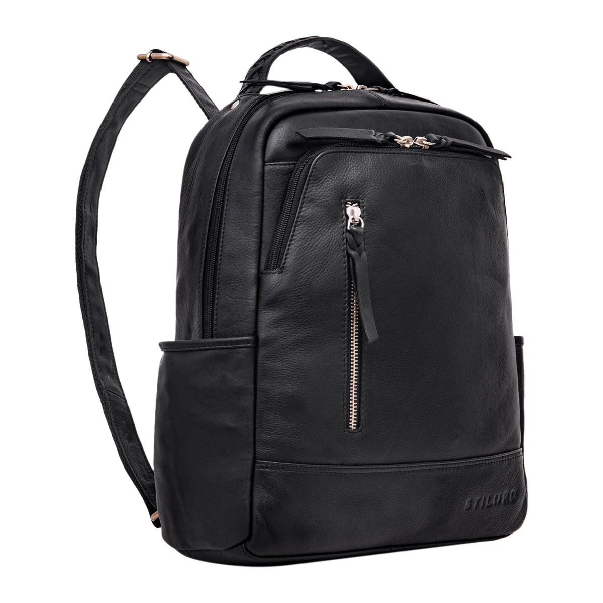 Grosser Rucksack Leder XL schwarz