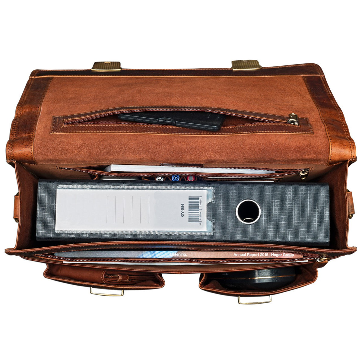 Vintagetasche Leder braun