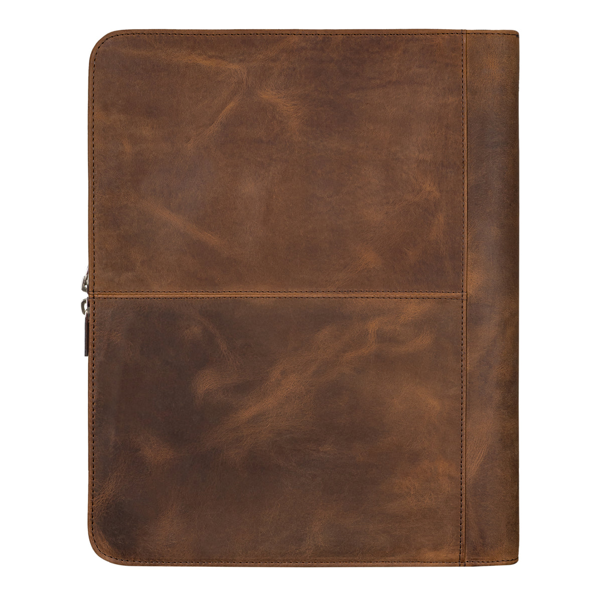 Leder Ringbuch braun