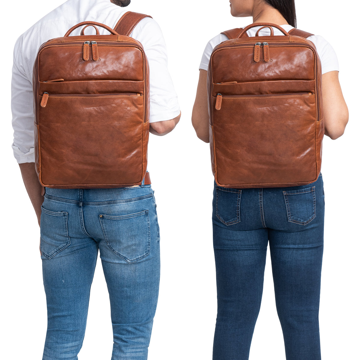 Damen Lederrucksack Groß