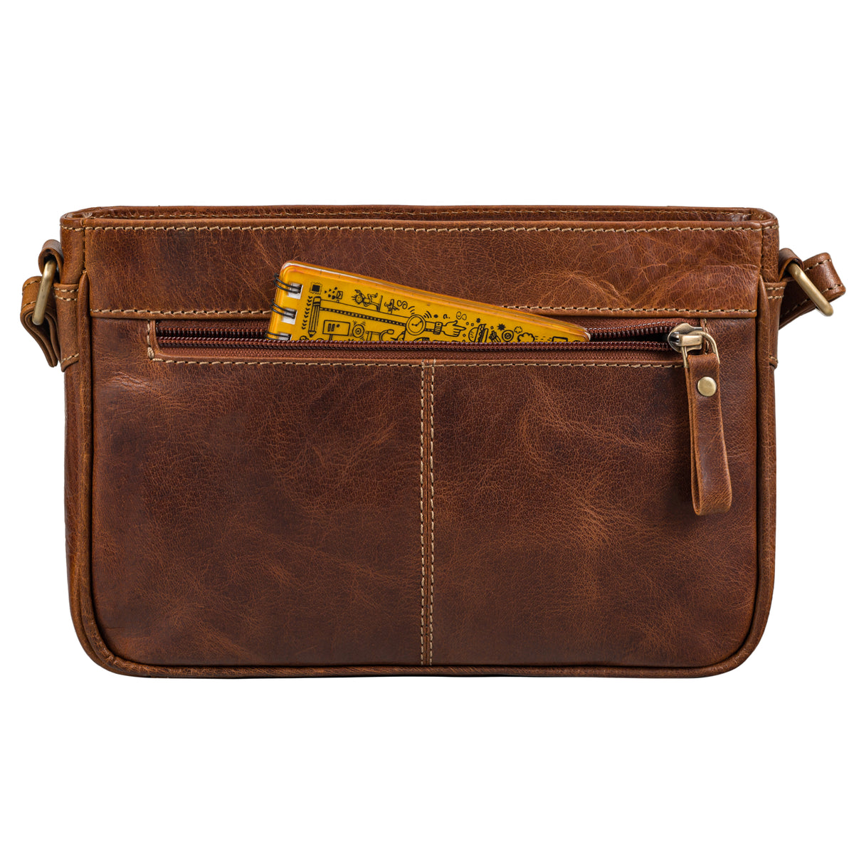 Schicke Crossbody bag für Damen aus echtem Leder
