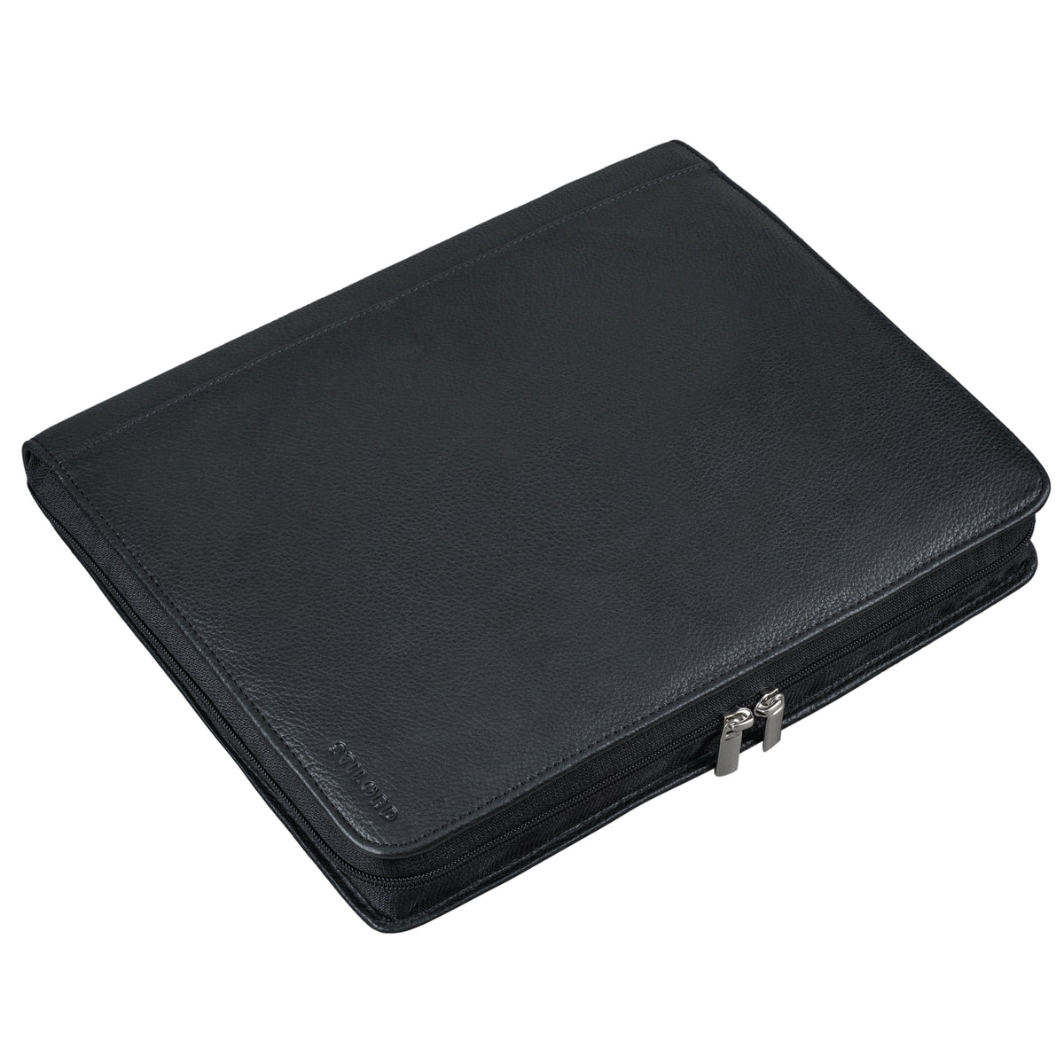 Leder Schreibmappe schwarz