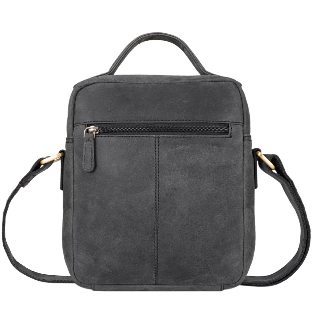 Herren Schultertasche anthrazit