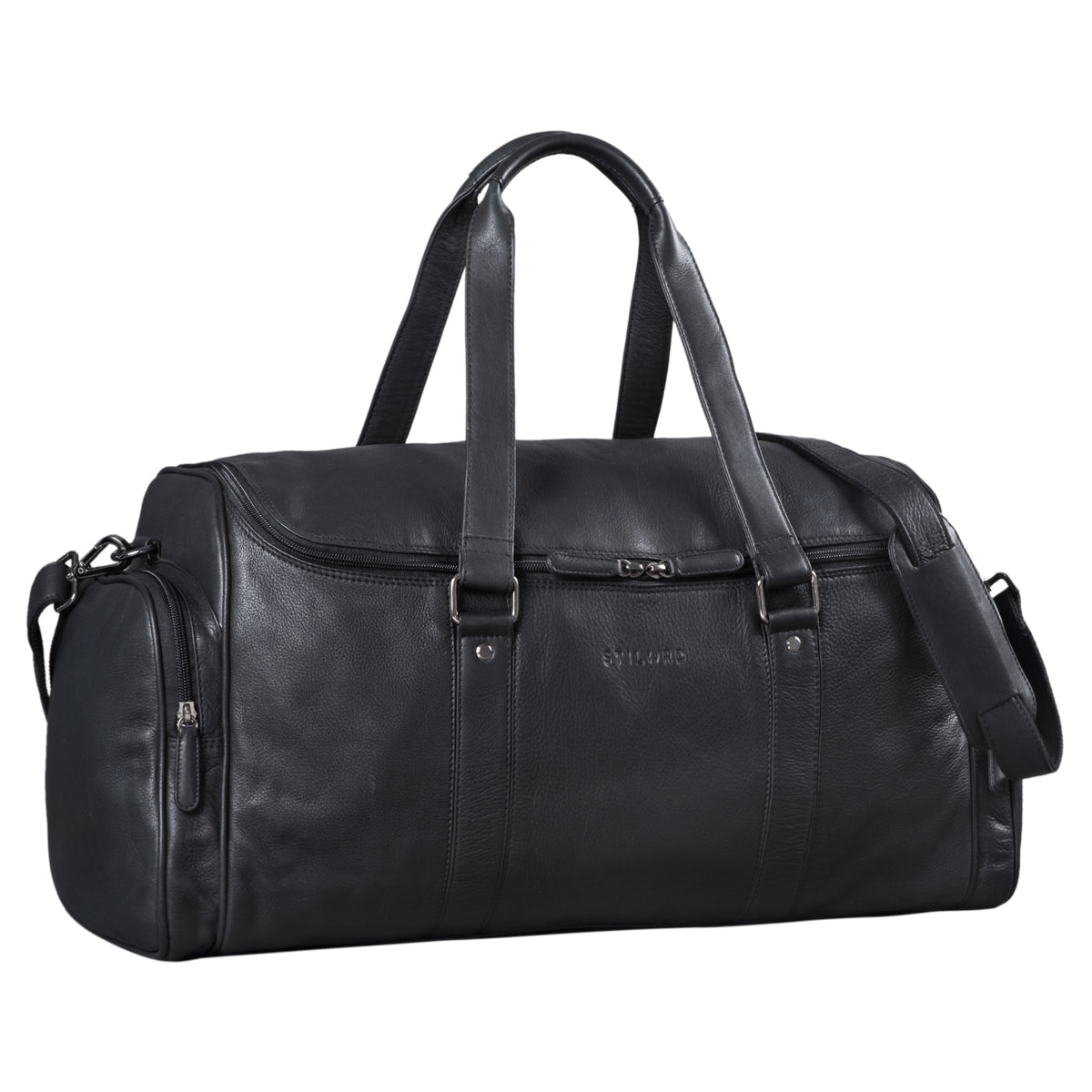 Schwarze Reise Ledertasche Männer