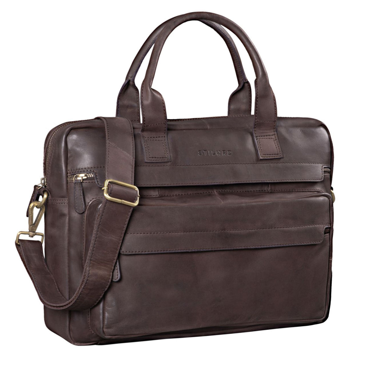 Damen Business Aktentasche echtes Leder