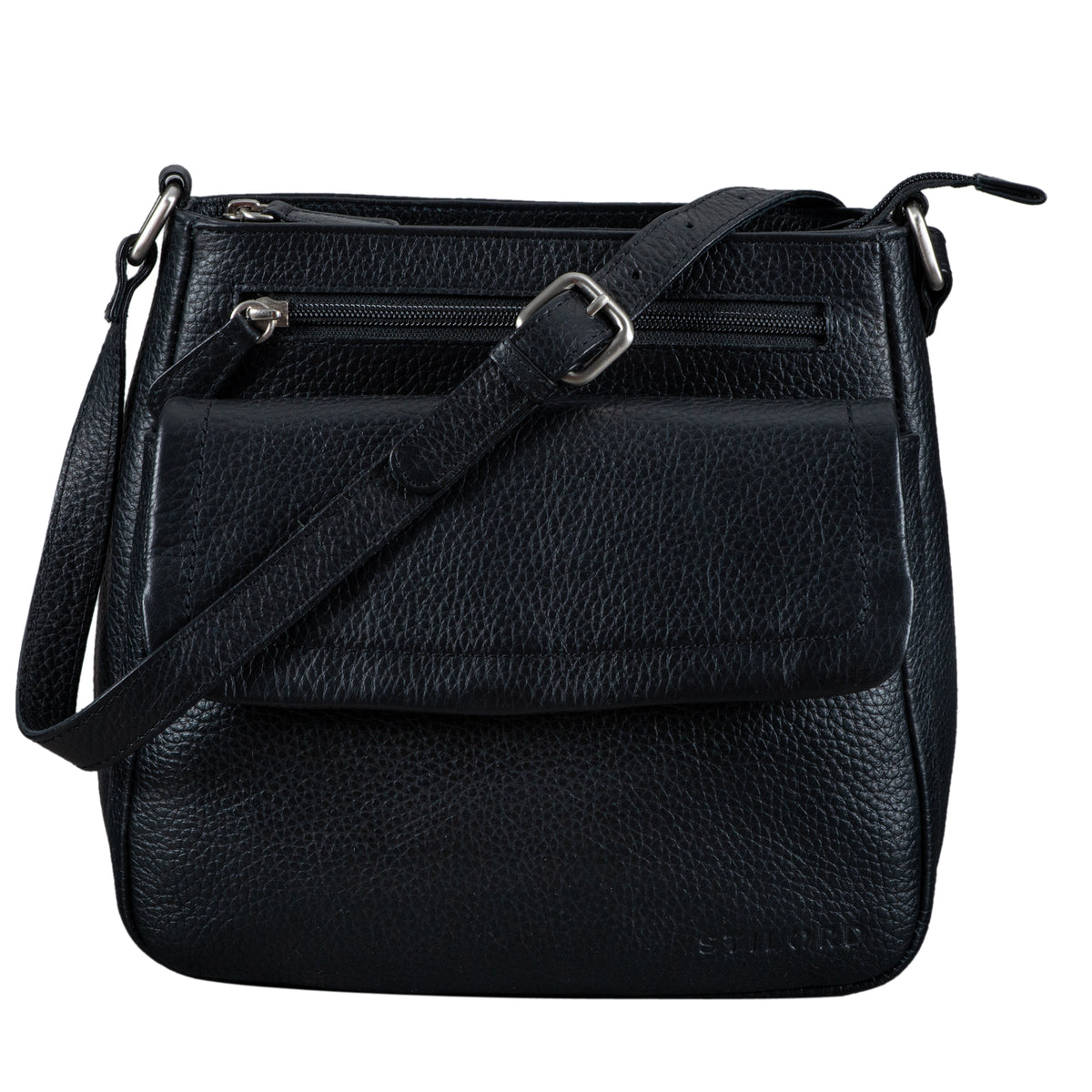 Umhängetasche Shopper schwarz