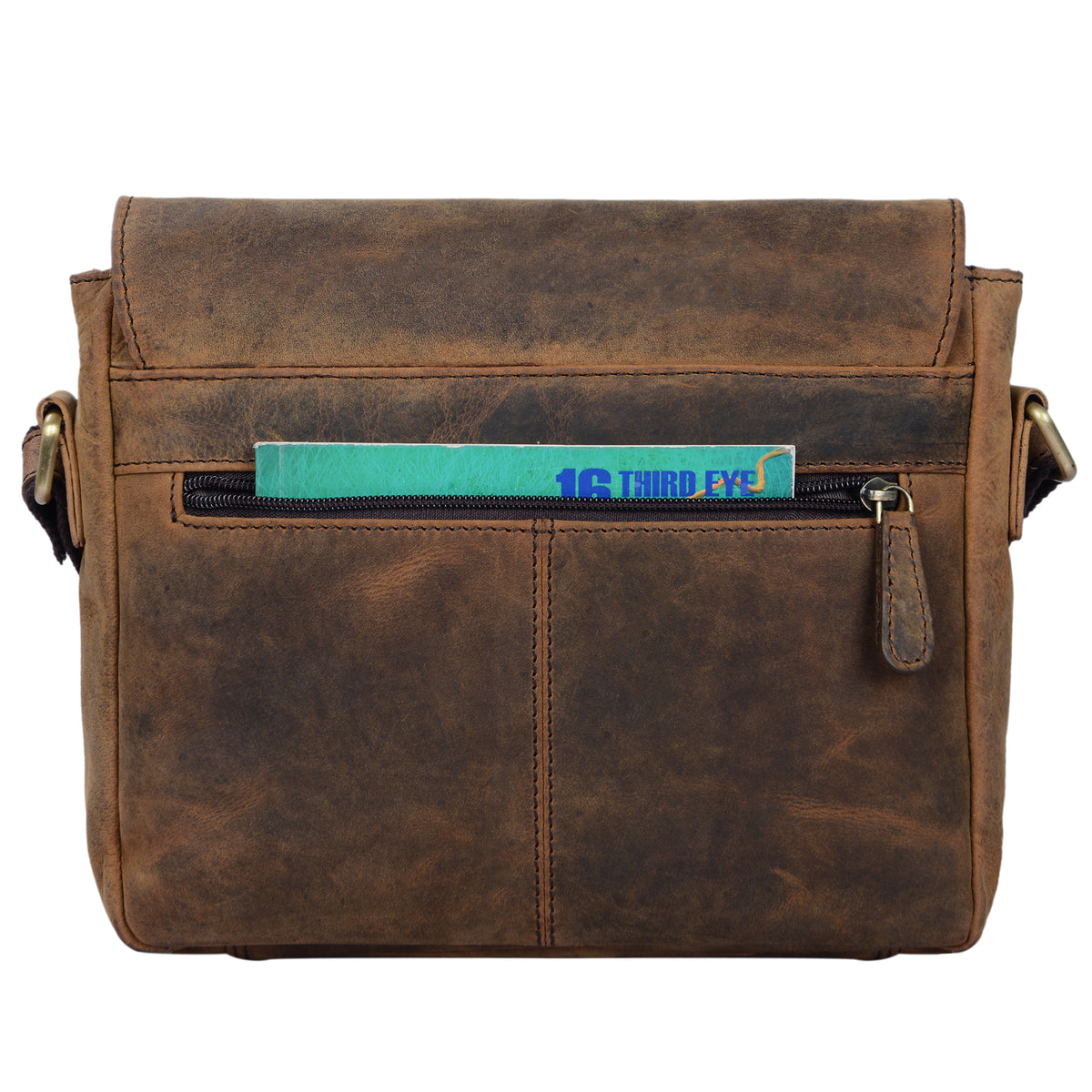 Herren Umhängetasche Leder Vintage