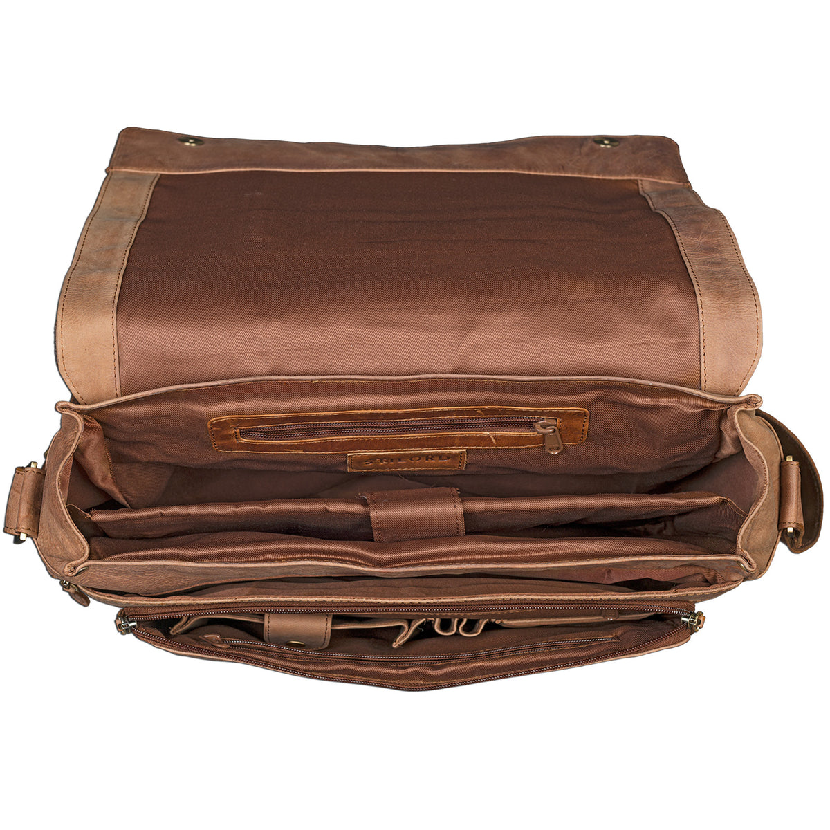 Laptoptasche Leder hellbraun