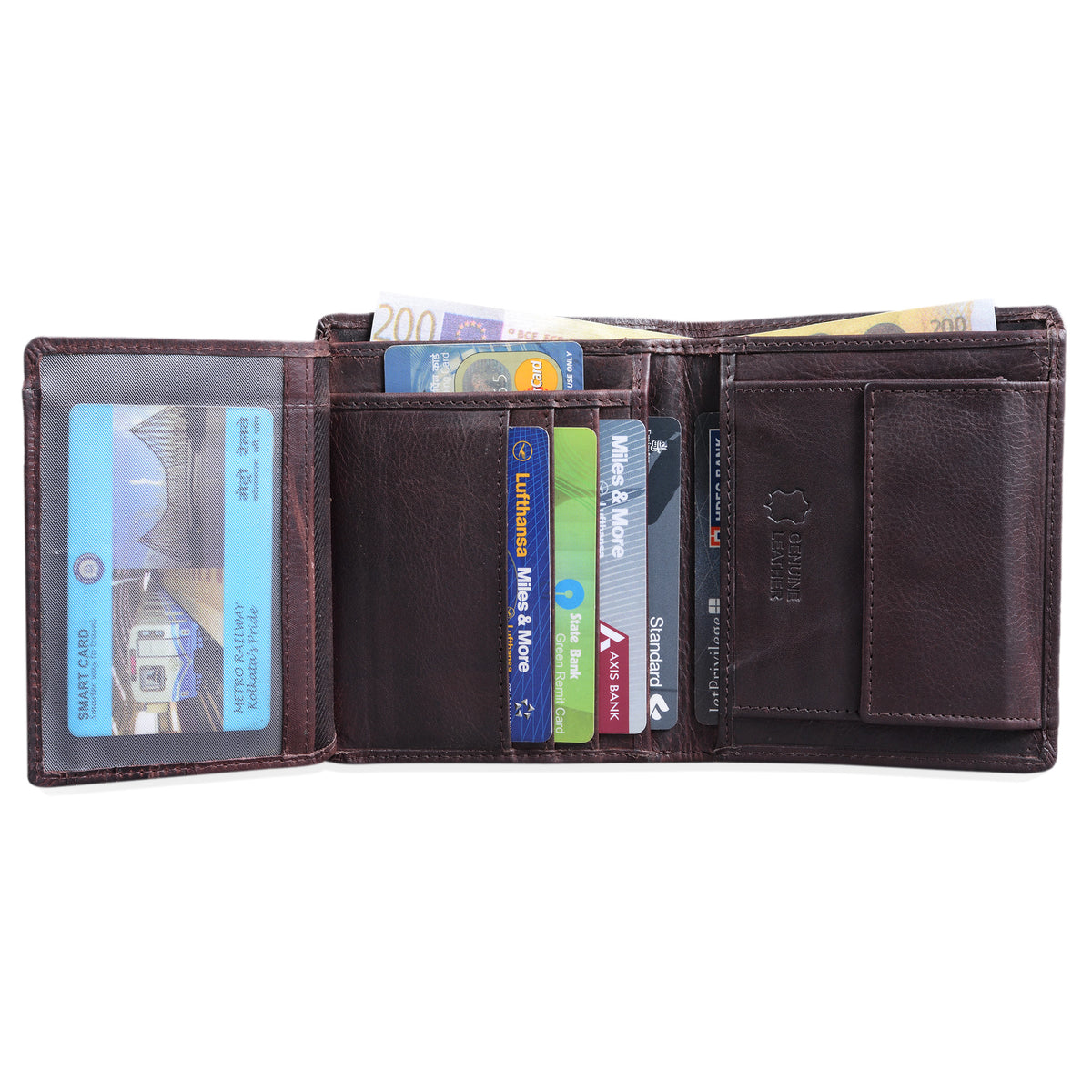 Geschenkschachtel Leder Geldbörse