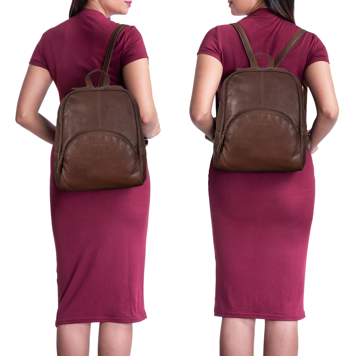 Vintage Leder Rucksack Damen