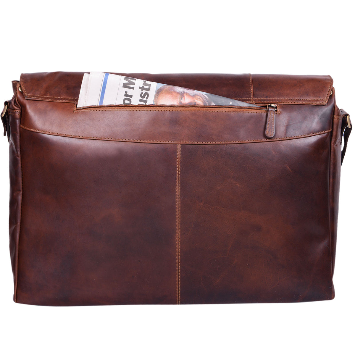 Leder Messengertasche Großes Laptopfach 