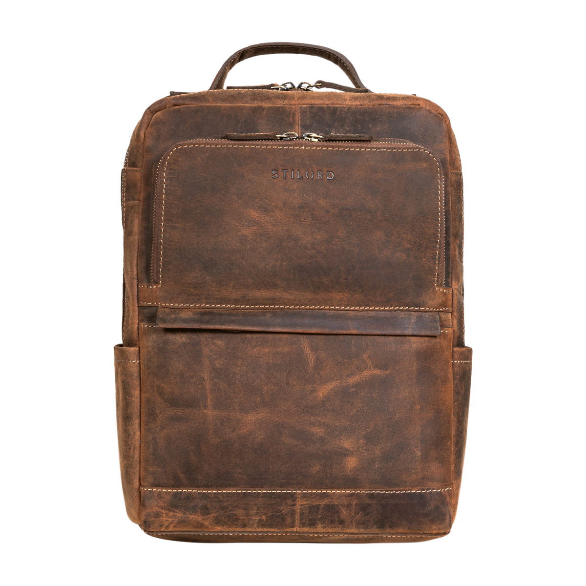 Unisex Rucksack aus echtem Leder