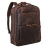 "Harlow" Genuine Leather Backpack for Men with Laptop Compartment 15 - 17 inch Large