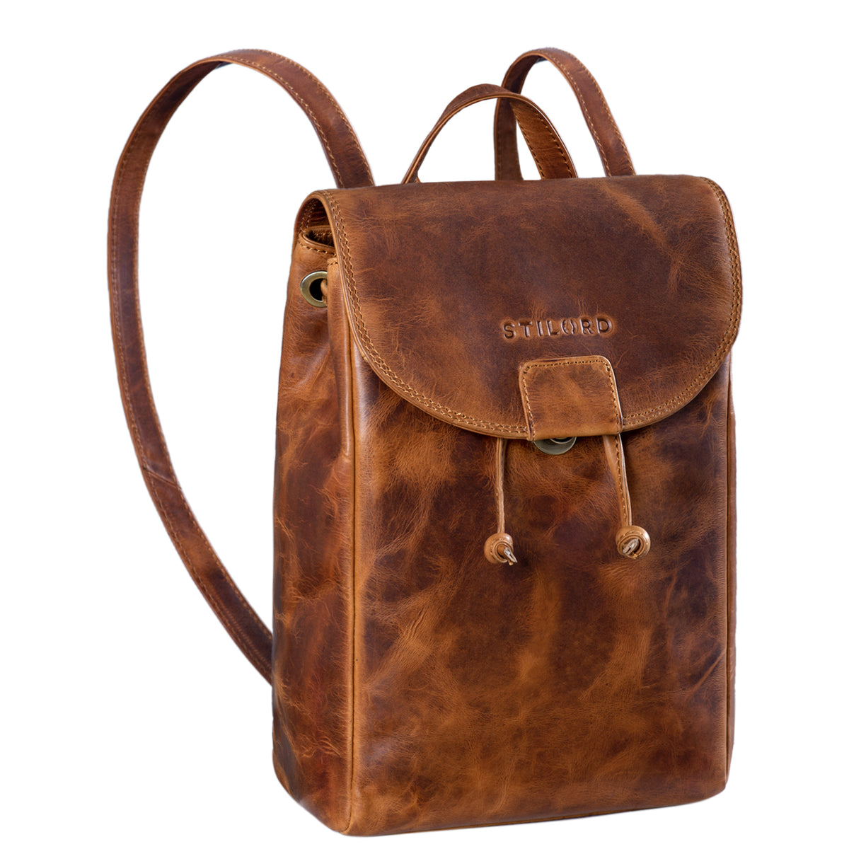 Lederrucksack Frauen Vintage