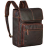 "Sangro" Vintage Leather Backpack for Men 15.6–16 inch with 2 Laptop Compartments