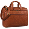 "Antoine" Leather Laptop Bag Men 17 Inch - Large Work Briefcase