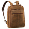 "Nami" Leather Laptop Backpack 15 inch Business Backpack for men and women