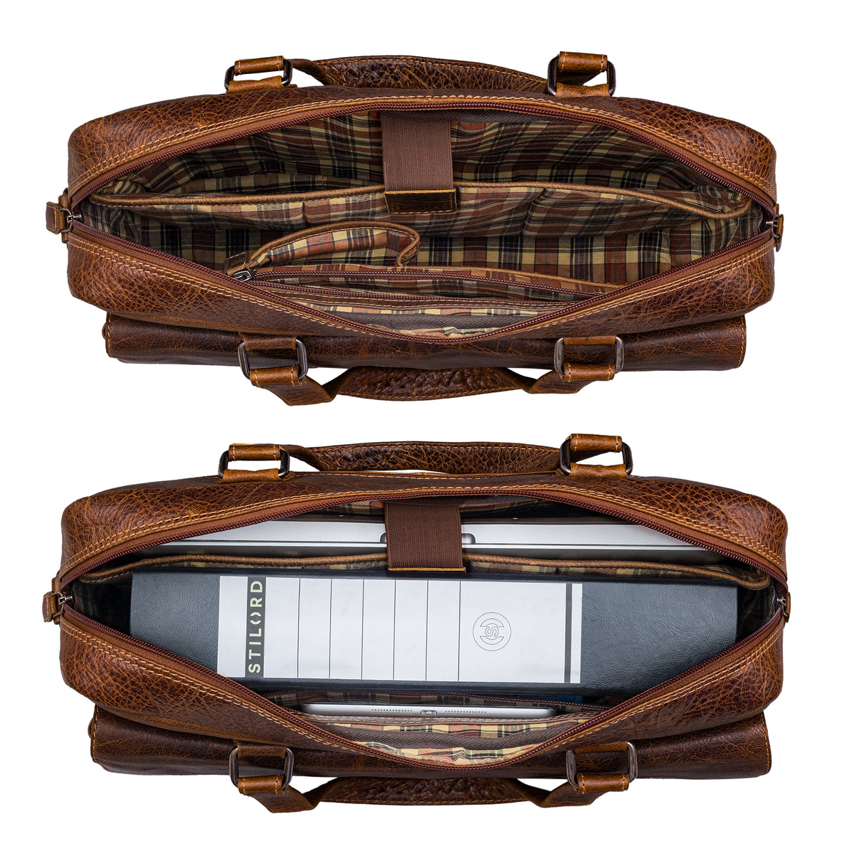 Herren businesstasche leder damen braun