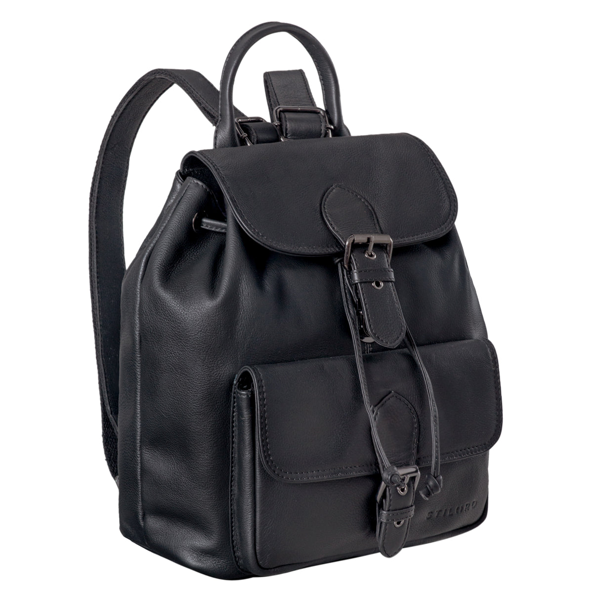 Vintage Damen Leder Rucksack