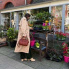 Umhängte Tasche Damen Leder
