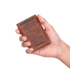 billfold for men leather brown