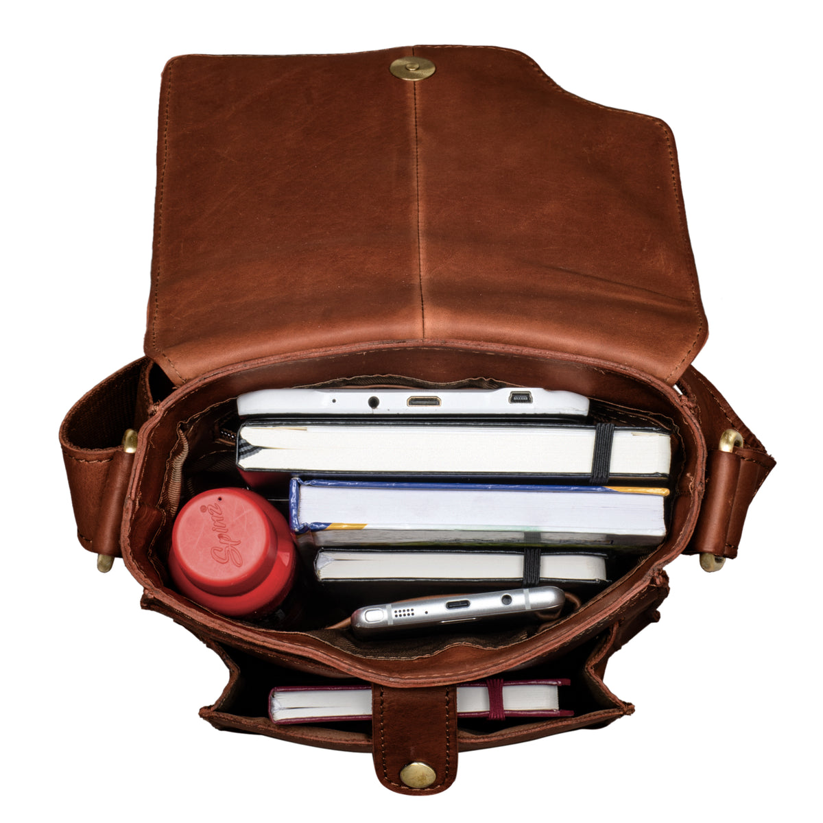 Vintzage Used Look Ledertasche Herren