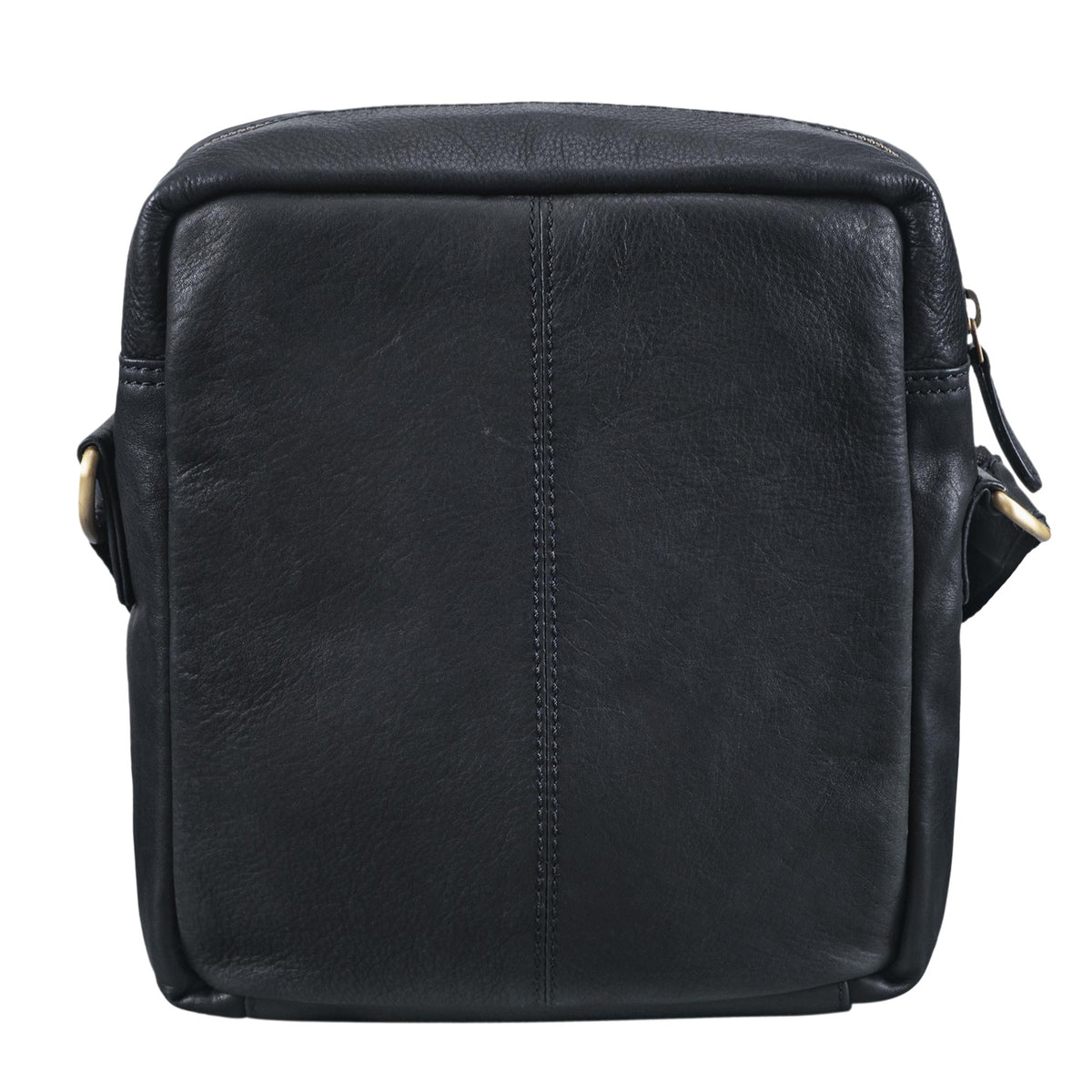 Freizeittasche klein Leder schwarz