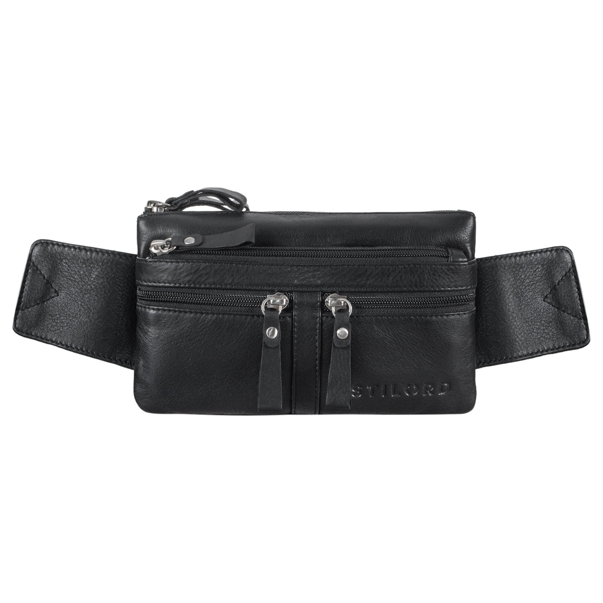 Gürteltasche echtleder schwarz