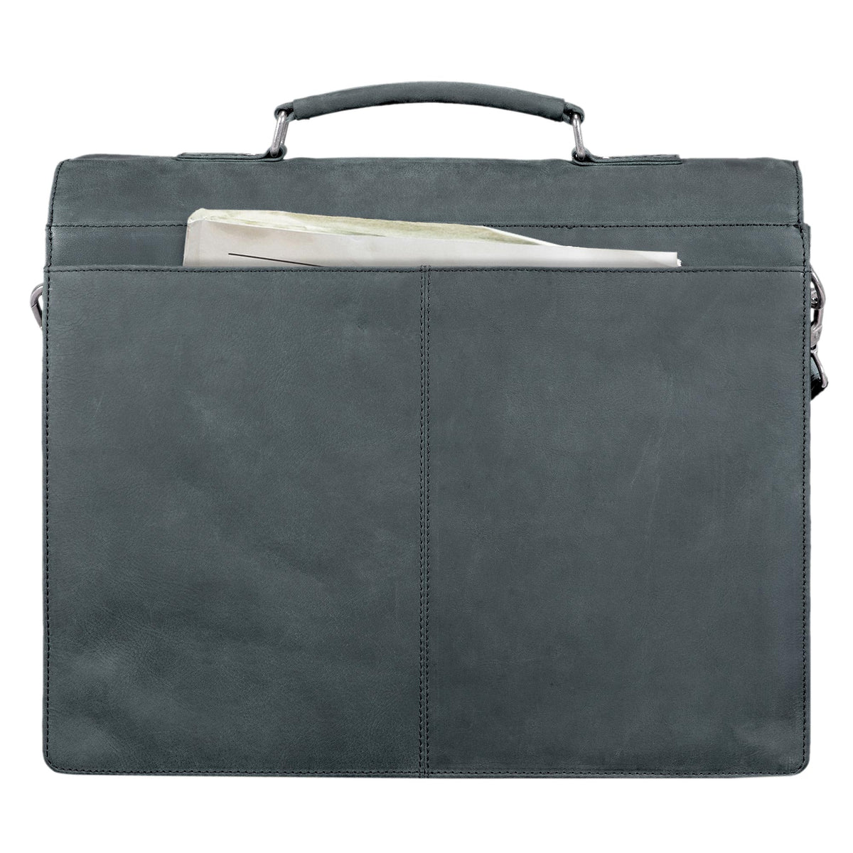schultertasche herren leder schwarz