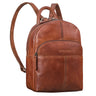 echtleder backpack mini cognac