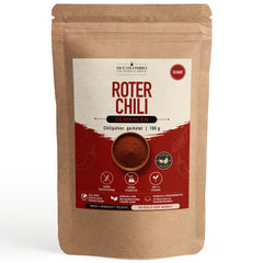Chilli set from Sri Lanka - included: roasted chilli powder 100 g in the MrCOLOMBO product bag