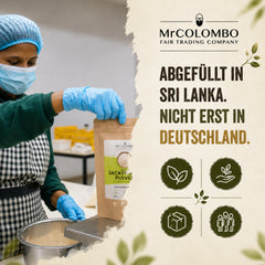 Jackfrucht Pulver aus Sri Lanka abgefüllt in Sri Lanka, nicht erst in Deutschland